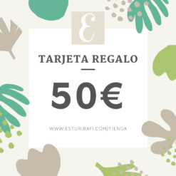 tarjeta regalo 50€ tienda zero waste esturirafi