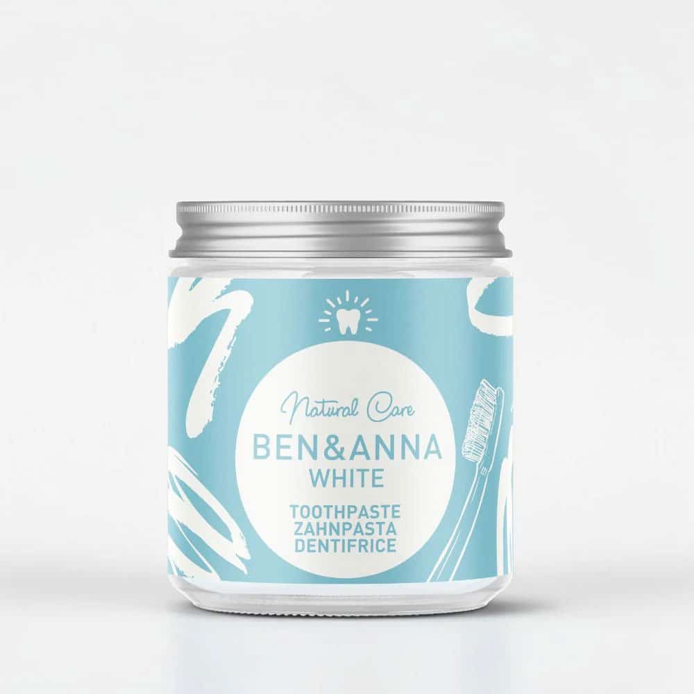 Dentífrico White Ben & Anna 100 ml sin fluor