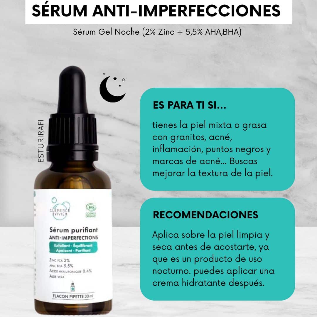 sérum anti imperfecciones ecológico