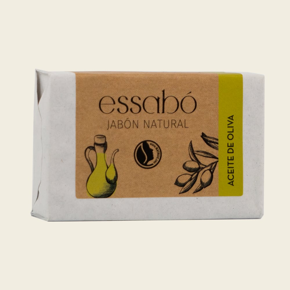 Jabón natural de aceite de oliva para pieles secas o normales Essabó