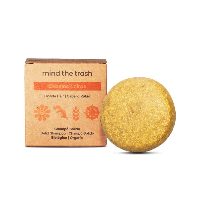 Champú sólido cabellos rubios Mind the Trash