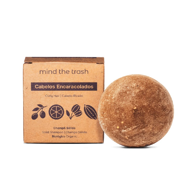 Champú sólido para cabellos rizados de Mind the Trash