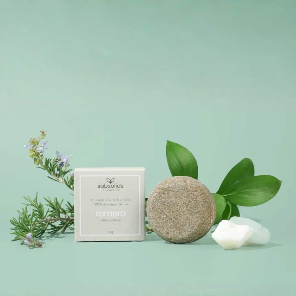 Champú sólido de romero para cabello graso SabSolids
