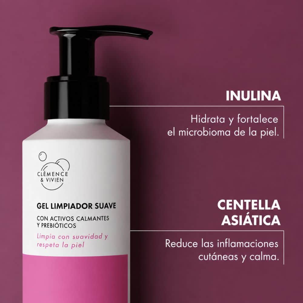 gel limpiador suave piel sensible