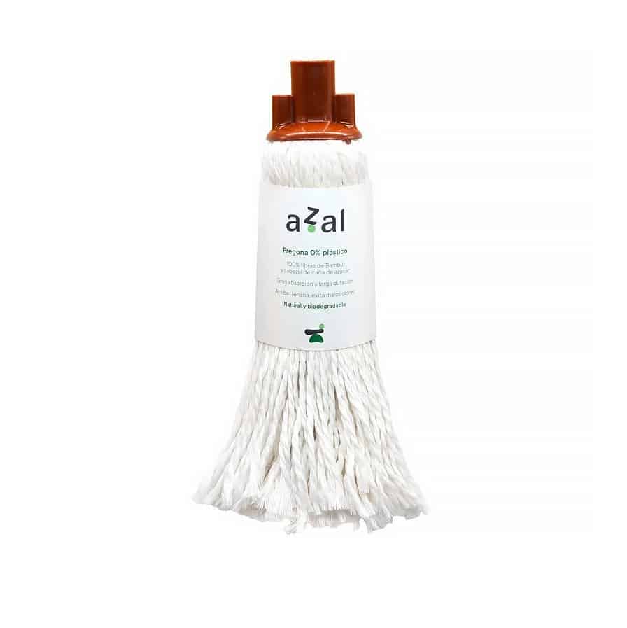 fregona de bambú sin plástico
