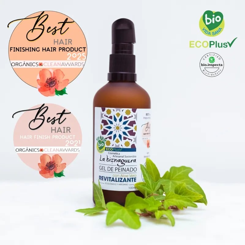 Gel de peinado para cabello rizado