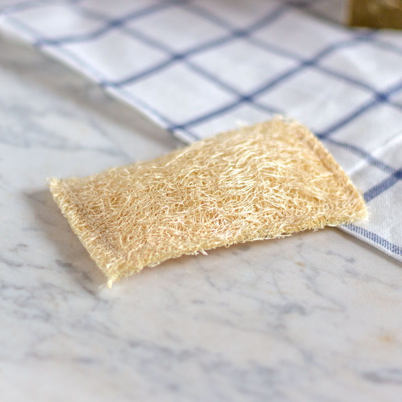 Fhdpeebu Pack de 16 esponjas biodegradables y compostables estropajos de fibra respetuosa con el medio ambiente para la limpieza de la cocina 